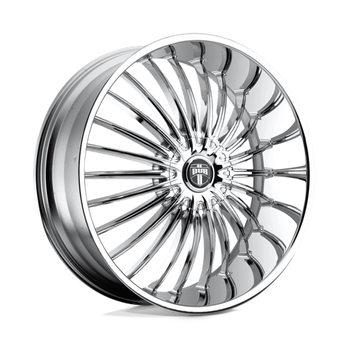 DUB S140 SUAVE Chrome Plated 26x9.5 +15 5x115|5x120.65mm 72.6mm - Wheelwiz