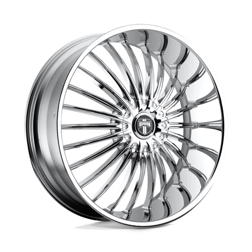 DUB S140 SUAVE Chrome Plated 28x10 +30 6x135|6x139.7mm 87.1mm - WheelWiz