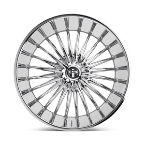 DUB S140 SUAVE Chrome Plated 26x9.5 +15 5x115|5x120.65mm 72.6mm - Wheelwiz