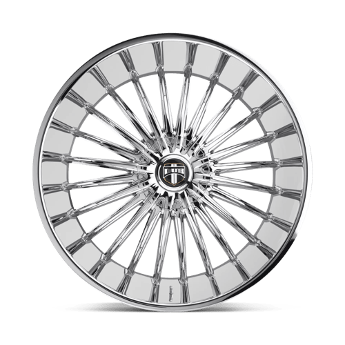 DUB  Chrome Plated 28x10 +10 Custom 78.1mm - Wheelwiz