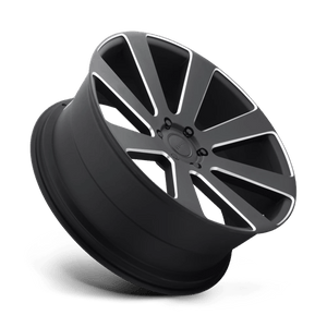 DUB S187 8-BALL Matte Black Milled 24x10 +30 6x139.7mm 78.1mm - Wheelwiz