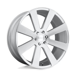 DUB S213 8-BALL Gloss Silver Brushed 26x10 +30 6x139.7mm 78.1mm - WheelWiz