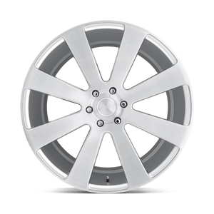 DUB S213 8-BALL Gloss Silver Brushed 24x10 +20 6x139.7mm 78.1mm - Wheelwiz