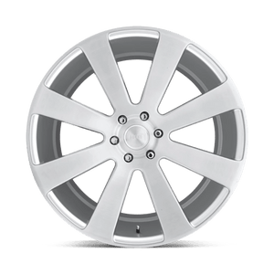 DUB S213 8-BALL Gloss Silver Brushed 24x10 +30 6x139.7mm 78.1mm - Wheelwiz