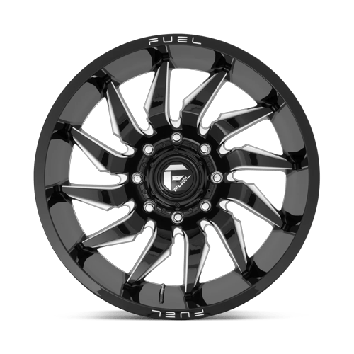 Fuel Offroad D744 SABER Gloss Black Milled 20x9 +1 8x170mm 125.1mm - Wheelwiz