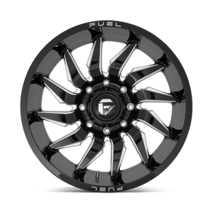 Fuel Offroad D744 SABER Gloss Black Milled 20x9 +1 8x170mm 125.1mm - Wheelwiz