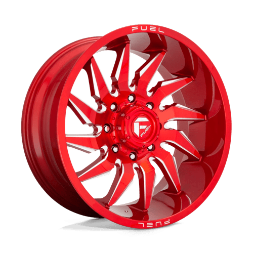 Fuel Offroad D745 SABER Candy Red Milled 20x10 -18 5x127mm 71.5mm - Wheelwiz