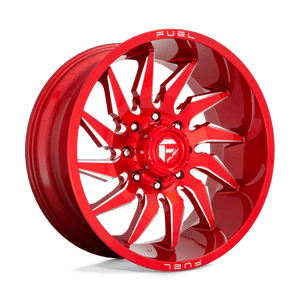 Fuel Offroad D745 SABER Candy Red Milled 20x10 -18 6x135mm 87.1mm - Wheelwiz