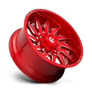 Fuel Offroad D745 SABER Candy Red Milled 20x10 -18 5x150mm 110.1mm - Wheelwiz