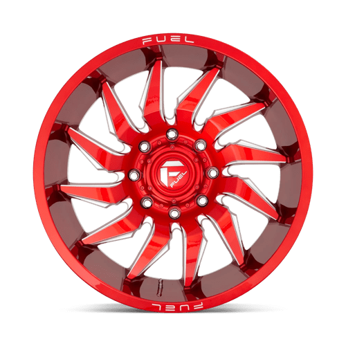 Fuel Offroad D745 SABER Candy Red Milled 20x10 -18 5x127mm 71.5mm - Wheelwiz