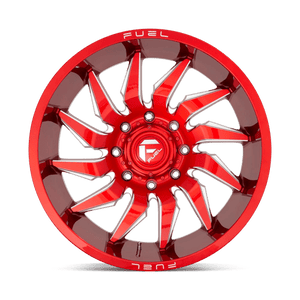 Fuel Offroad D745 SABER Candy Red Milled 20x10 -18 5x127mm 71.5mm - Wheelwiz