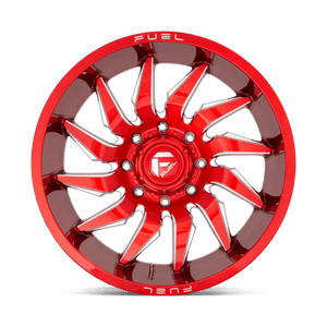 Fuel Offroad D745 SABER Candy Red Milled 20x10 -18 6x135mm 87.1mm - Wheelwiz