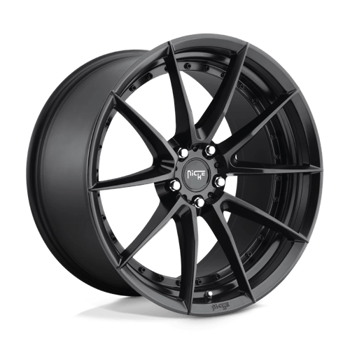 Niche M196 SECTOR Matte Black 20x9 +38 5x115mm 71.5mm - WheelWiz