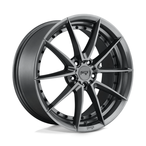 Niche M197 SECTOR Gloss Anthracite 20x10.5 +40 5x112mm 66.6mm - Wheelwiz