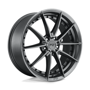 Niche M197 SECTOR Gloss Anthracite 20x10.5 +35 5x120mm 72.6mm - Wheelwiz