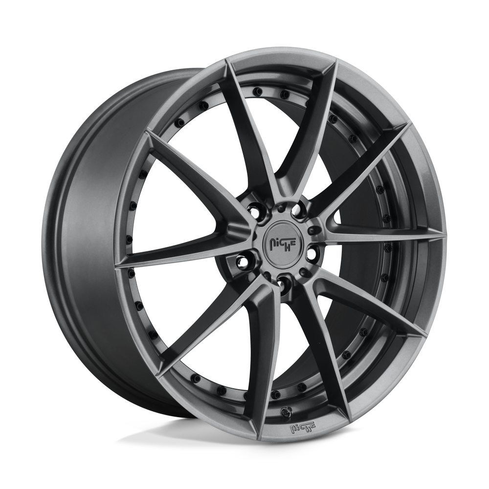 Niche M197 SECTOR Gloss Anthracite 19x9.5 +48 5x112mm 66.6mm - WheelWiz
