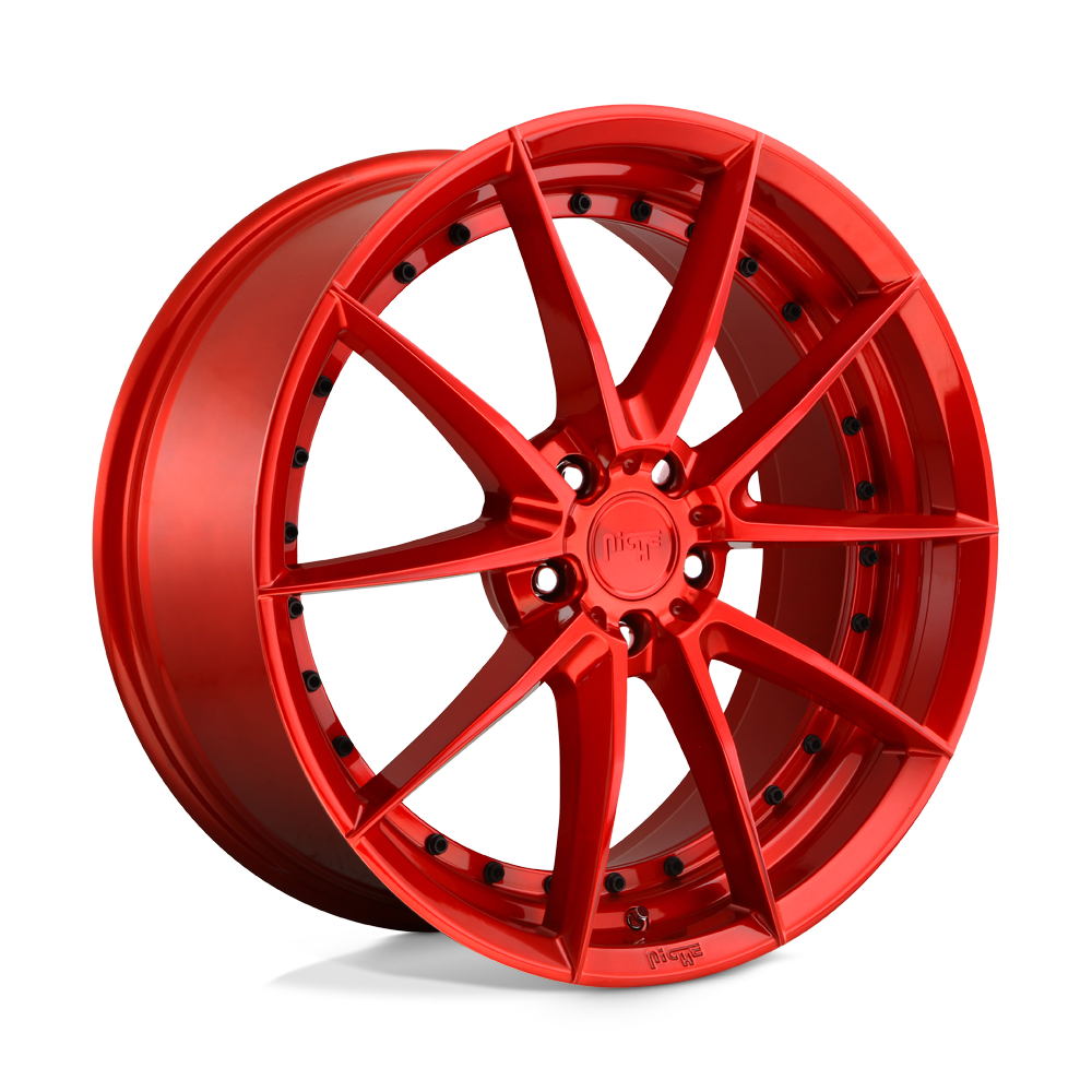 Niche M213 SECTOR Candy Red 19x8.5 +42 5x112mm 66.6mm - WheelWiz
