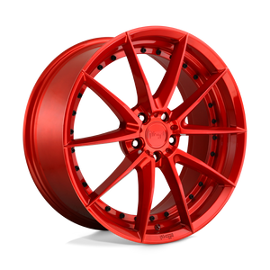 Niche M213 SECTOR Candy Red 19x8.5 +42 5x112mm 66.6mm - WheelWiz