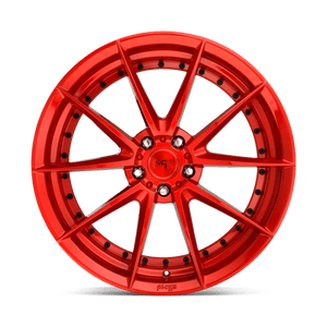 Niche M213 SECTOR Candy Red 19x8.5 +42 5x112mm 66.6mm - WheelWiz