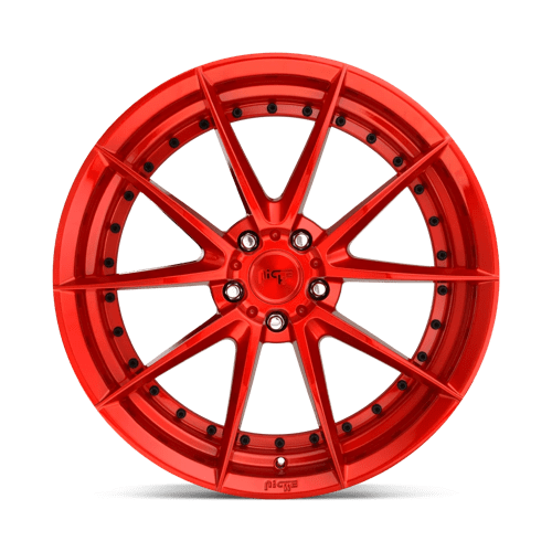 Niche M213 SECTOR Candy Red 19x9.5 +48 5x112mm 66.6mm - WheelWiz