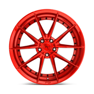 Niche M213 SECTOR Candy Red 20x10.5 +40 5x114.3mm 72.6mm - Wheelwiz
