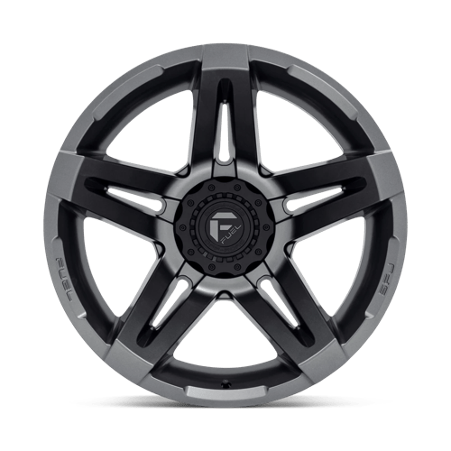 Fuel Offroad D764 SFJ Matte Gunmetal 22x14 -75 5x127|5x139.7mm 87.1mm - Wheelwiz