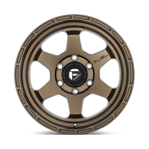Fuel Offroad D666 SHOK Matte Bronze 17x10 -18 6x139.7mm 106.1mm - Wheelwiz
