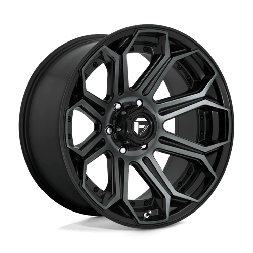 Fuel Offroad D704 SIEGE Gloss Machined Double Dark Tint 20x10 -18 6x135mm 87.1mm - WheelWiz