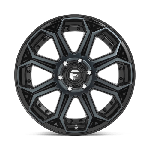 Fuel Offroad D704 SIEGE Gloss Mach Double Dark Tint 20x9 +1 6x135mm 87.1mm - Wheelwiz