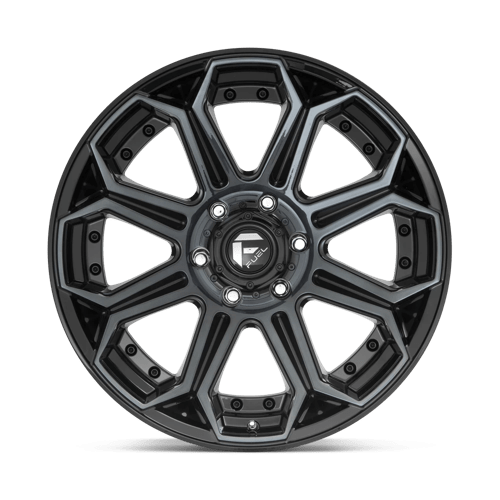 Fuel Offroad D704 SIEGE Gloss Machined Double Dark Tint 20x9 +20 5x127mm 71.5mm - WheelWiz