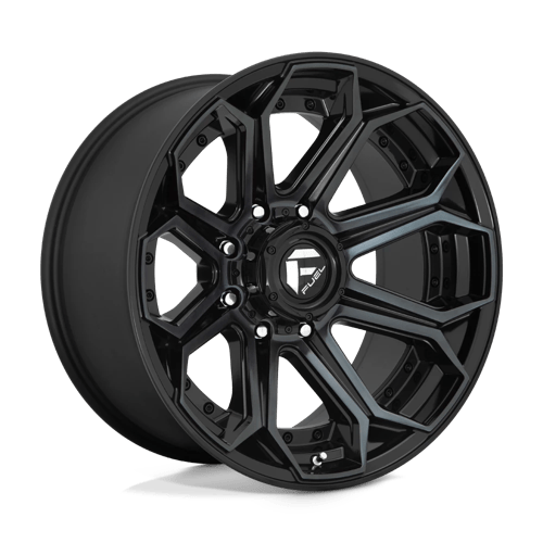Fuel Offroad D704 SIEGE Gloss Machined Double Dark Tint 22x10 -18 8x165.1mm 125.1mm - WheelWiz