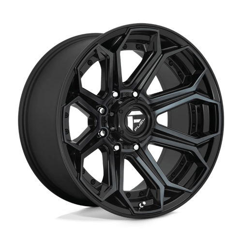 Fuel Offroad D704 SIEGE Gloss Machined Double Dark Tint 22x10 -18 5x127mm 71.5mm - WheelWiz
