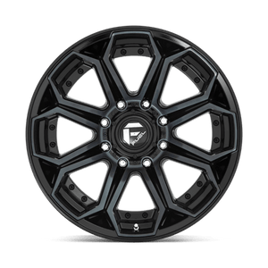Fuel Offroad D704 SIEGE Gloss Mach Double Dark Tint 20x10 -18 8x180mm 124.2mm - Wheelwiz
