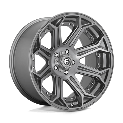 Fuel Offroad D705 SIEGE Brushed Gun Metal Tinted Clear 20x10 -18 5x127mm 71.5mm - WheelWiz