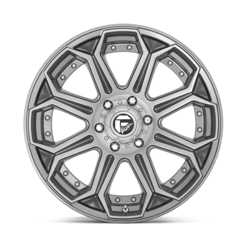 Fuel Offroad D705 SIEGE Brushed Gun Metal Tinted Clear 20x9 +1 6x135mm 87.1mm - Wheelwiz