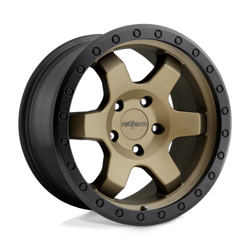 Rotiform R150 SIX-OR Matte Bronze Black Bead Ring 17x9 +1 6x139.7mm 106.1mm - Wheelwiz