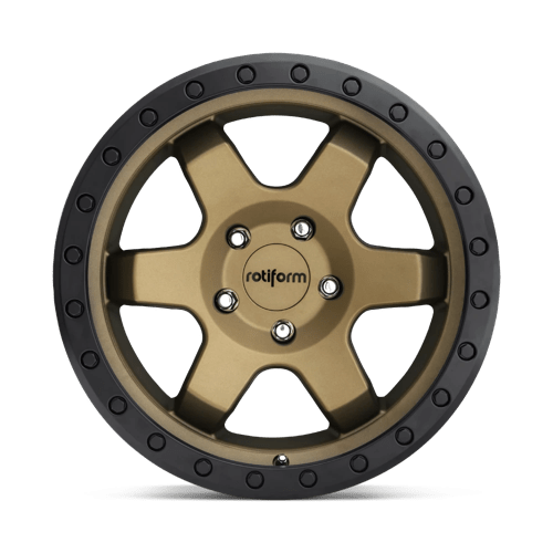 Rotiform R150 SIX-OR Matte Bronze Black Bead Ring 20x9 +1 6x139.7mm 108mm - Wheelwiz