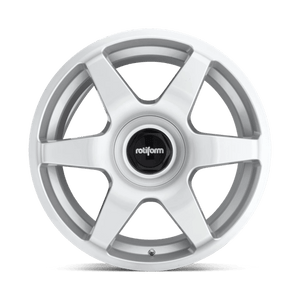 Rotiform R114 SIX Gloss Silver 19x8.5 +45 5x100|5x112mm 66.6mm - Wheelwiz