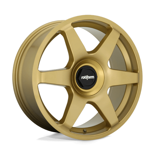 Rotiform R118 SIX Matte Gold 18x8.5 +45 5x100|5x112mm 66.6mm - WheelWiz