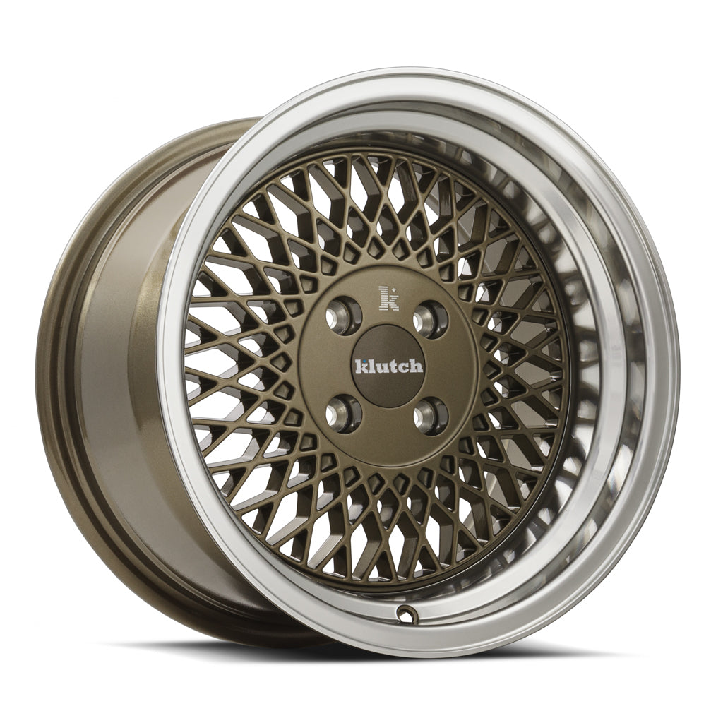 MRR SL1 Bronze Machined Lip 16x8 +15 4x100mm 73.1mm