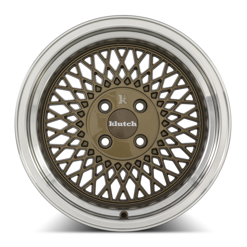 MRR SL1 Bronze Machined Lip 16x8 +15 4x100mm 73.1mm