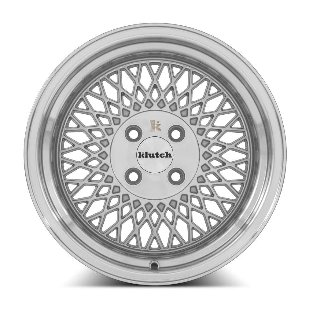 MRR SL1 Silver Machined Face  16x8 +15 4x100mm 73.1mm