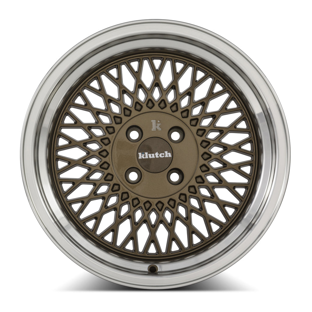 MRR SL1 Bronze Machined Lip 16x8 +15 4x100mm 73.1mm - Wheelwiz