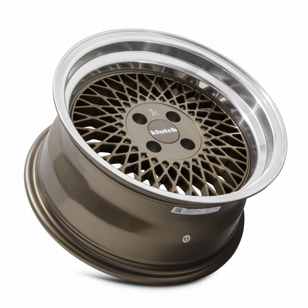 MRR SL1 Bronze Machined Lip 16x8 +15 4x100mm 73.1mm - Wheelwiz