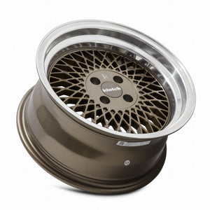 MRR SL1 Bronze Machined Lip 16x8 +15 4x100mm 73.1mm - Wheelwiz
