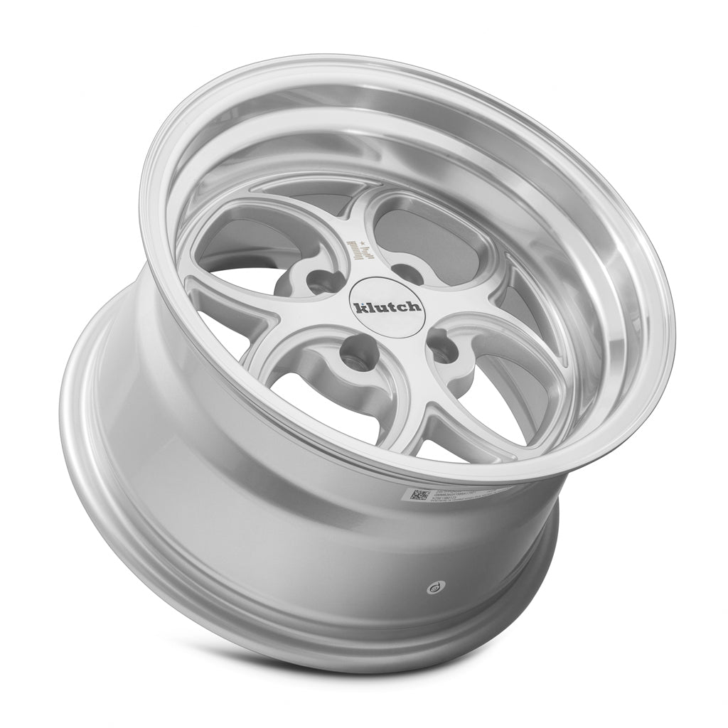 MRR SL2 Silver Machined Face 15x8.5 +17 4x100mm 73.1mm - Wheelwiz