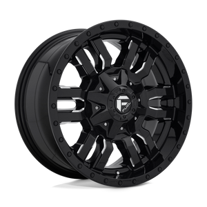 Fuel Offroad D595 SLEDGE Gloss Black Milled 18x9 +20 8x170mm 125.1mm - WheelWiz