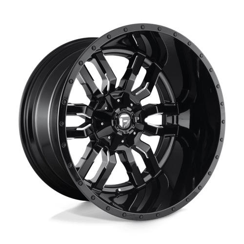 Fuel Offroad D595 SLEDGE Gloss Black Milled 24x14 -75 8x170mm 125.1mm - WheelWiz