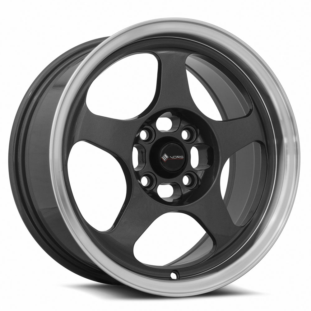 Vors SP1 Hyper Black Machine Lip 15x7 +35 4x108mm 73.1mm - Wheelwiz