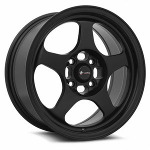 Vors SP1 Matte Black 15x7 +35 4x100mm 73.1mm - Wheelwiz
